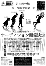 劇団チキンハート第４回公演出演者募集！！