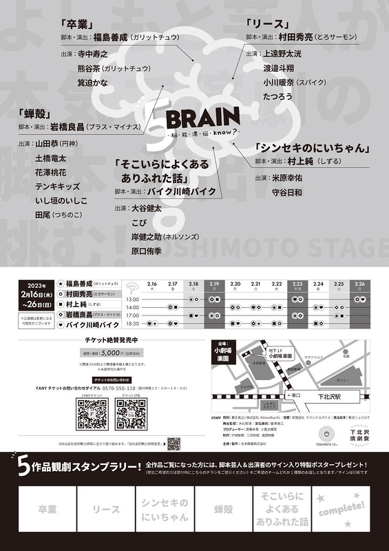 5BRAIN ～脳・能・濃・悩・know? ～