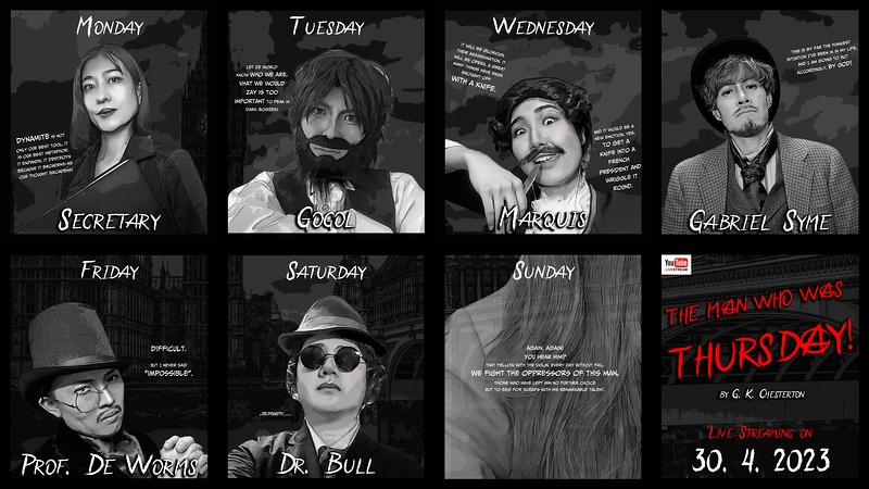 "THE MAN WHO WAS THURSDAY! "　by G. K. Chesterton