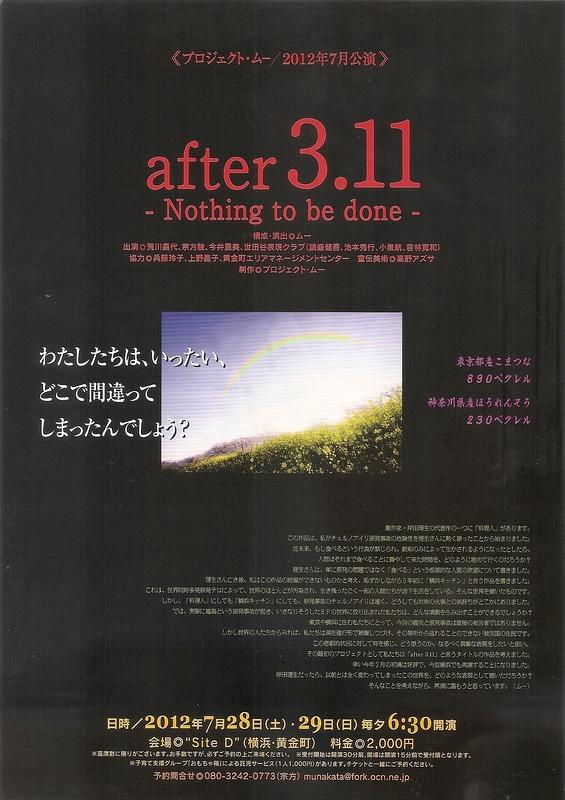 after3.11―Nothing to be done― 