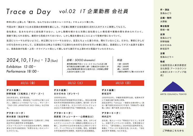 Trace a Day vol.02 IT企業勤務 会社員