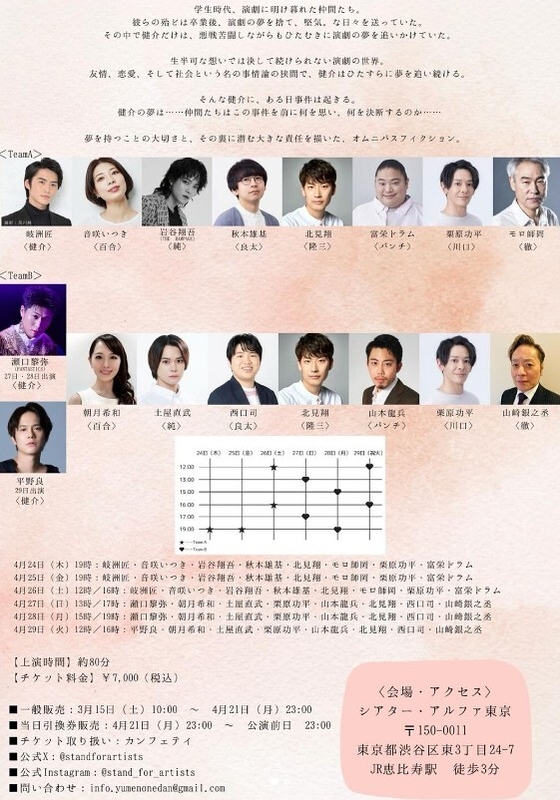 朗読劇「夢の値段」