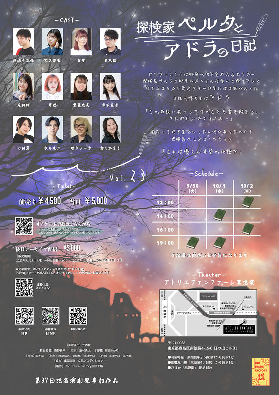 探検家ペルタとアドラの日記