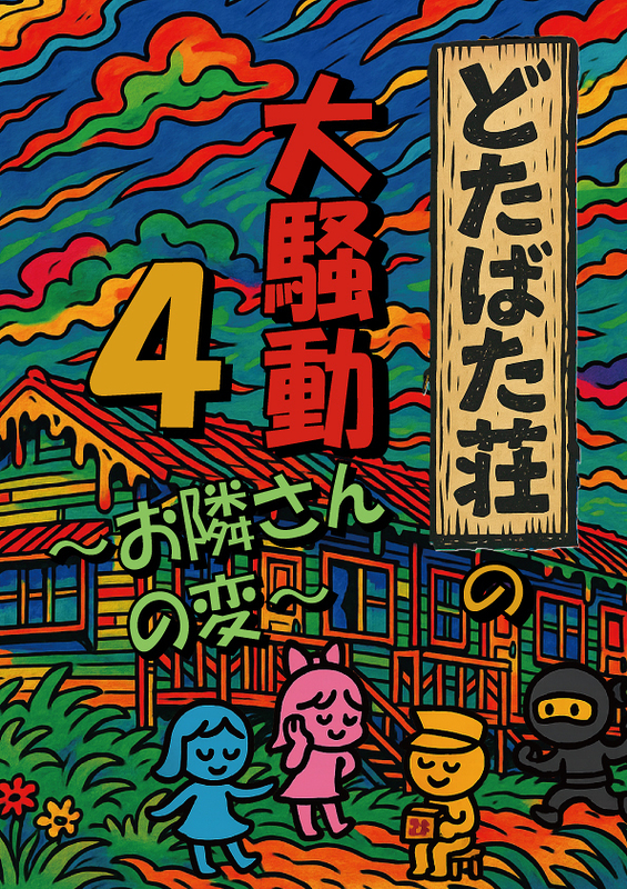 どたばた荘の大騒動４　～お隣さんの変～