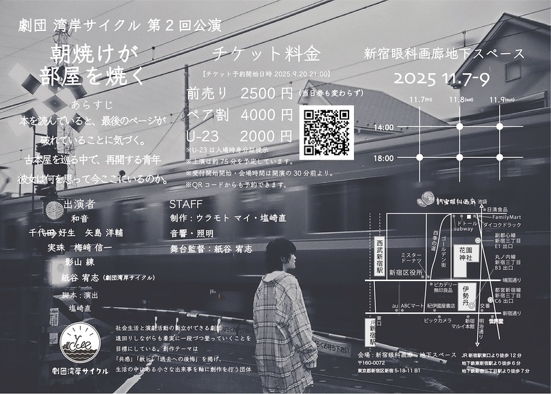 朝焼けが部屋を焼く