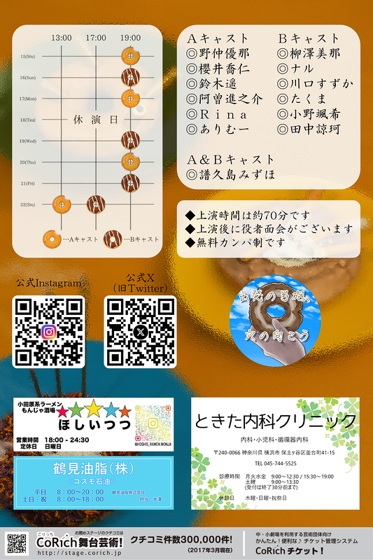 出発の号砲、穴の向こう