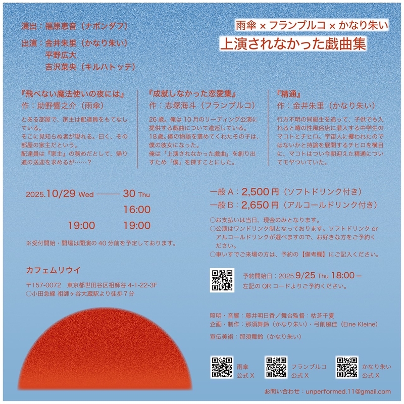 上演されなかった戯曲集