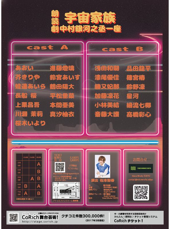 宇宙家族中村銀河之丞一座