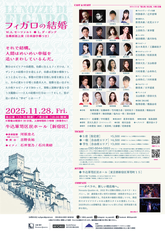 モーツァルト《フィガロの結婚》