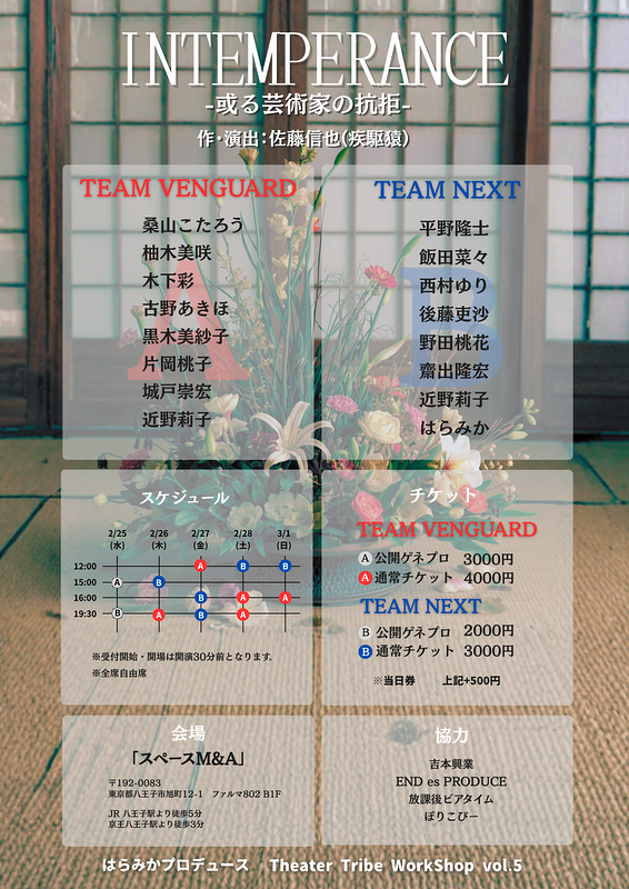 INTEMPERANCE -或る芸術家の抗拒-