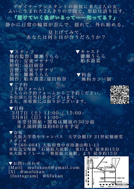 見上げる魚と目が合うか？