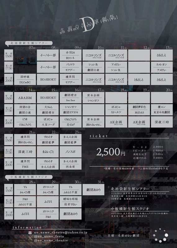 名前のない演劇祭D