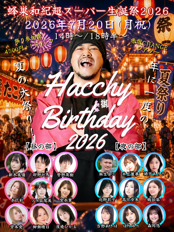 Hacchy Birthday2026