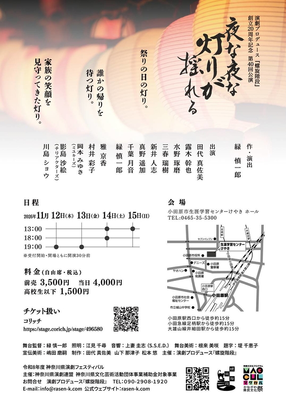 夜な夜な灯りが揺れる