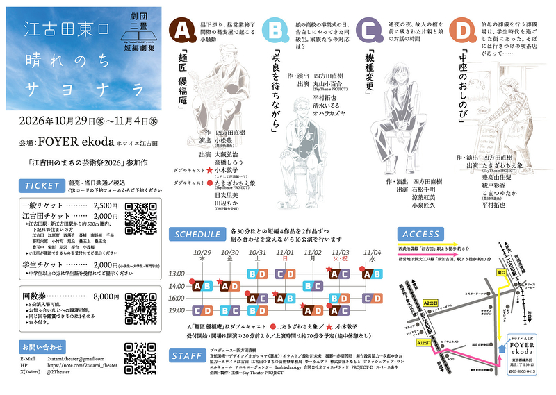 江古田東口晴れのちサヨナラ