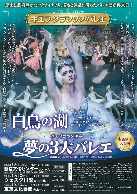 キエフ・クラシック・バレエ『白鳥の湖』【公演延期】