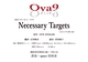 Necessary Targets ～ボスニアに咲く花～