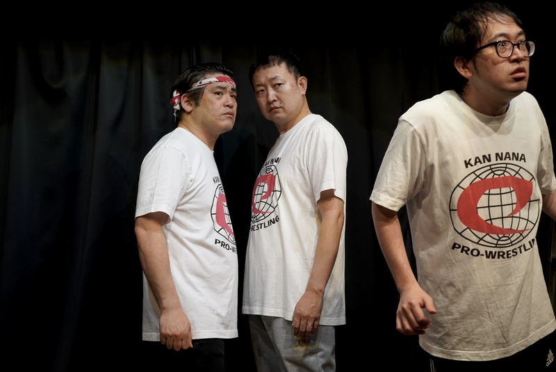岡山誠（左）、いわいゆうき（中央）、杉井孝光（右）