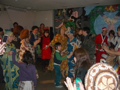 2008　クリスマスパーティ＆ワンコイン実験シアター授賞式