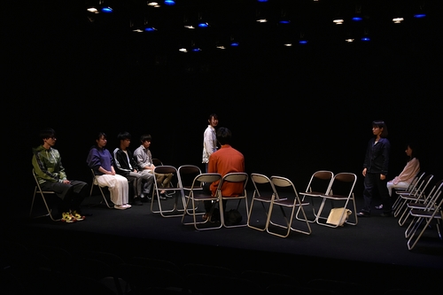 譜面絵画 vol.6 『新津々浦駅・北口３番バスのりば』